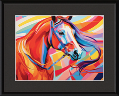Neon Fantasy III - Professionally Framed & Matted