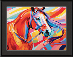 Neon Fantasy III - Professionally Framed & Matted