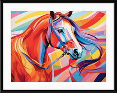 Neon Fantasy III - Professionally Framed & Matted