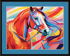 Neon Fantasy III - Professionally Framed & Matted