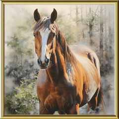 Chestnut Mare - Professionally Framed & Matted