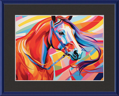 Neon Fantasy III - Professionally Framed & Matted