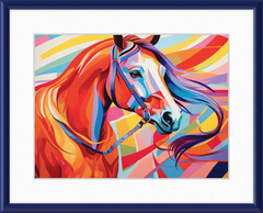 Neon Fantasy III - Professionally Framed & Matted