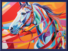 Neon Fantasy I - Professionally Framed and Matted Print