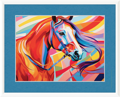 Neon Fantasy III - Professionally Framed & Matted