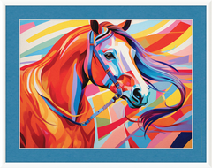 Neon Fantasy III - Professionally Framed & Matted