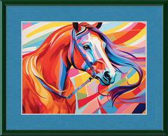 Neon Fantasy III - Professionally Framed & Matted