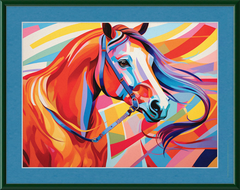 Neon Fantasy III - Professionally Framed & Matted