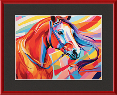 Neon Fantasy III - Professionally Framed & Matted