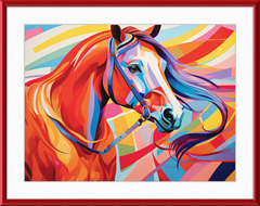 Neon Fantasy III - Professionally Framed & Matted