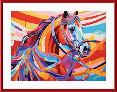 Neon Fantasy II - Professionally Framed & Matted