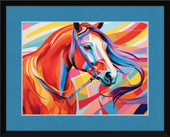 Neon Fantasy III - Professionally Framed & Matted