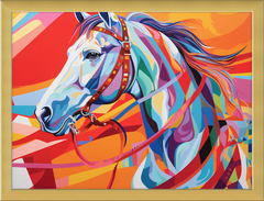 Neon Fantasy I - Professionally Framed and Matted Print