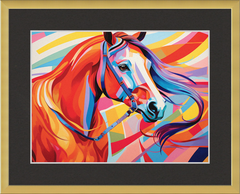 Neon Fantasy III - Professionally Framed & Matted