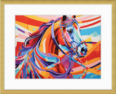 Neon Fantasy II - Professionally Framed & Matted