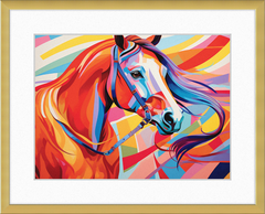 Neon Fantasy III - Professionally Framed & Matted