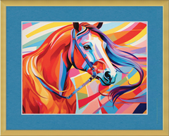 Neon Fantasy III - Professionally Framed & Matted