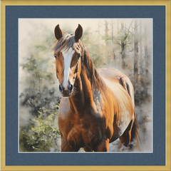 Chestnut Mare - Professionally Framed & Matted