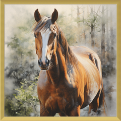 Chestnut Mare - Professionally Framed & Matted
