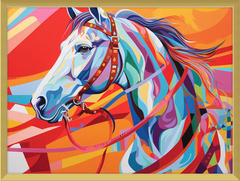 Neon Fantasy I - Professionally Framed and Matted Print