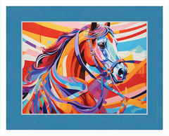 Neon Fantasy II - Professionally Framed & Matted