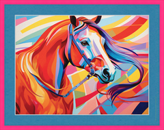 Neon Fantasy III - Professionally Framed & Matted