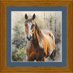 Chestnut Mare - Professionally Framed & Matted