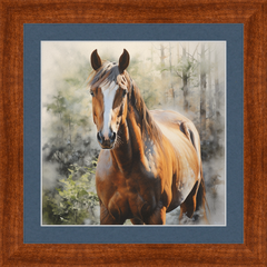 Chestnut Mare - Professionally Framed & Matted