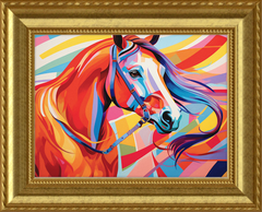 Neon Fantasy III - Professionally Framed & Matted