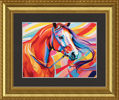 Neon Fantasy III - Professionally Framed & Matted