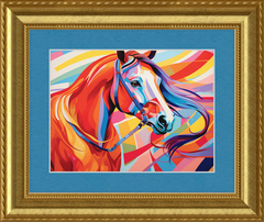 Neon Fantasy III - Professionally Framed & Matted