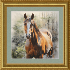 Chestnut Mare - Professionally Framed & Matted
