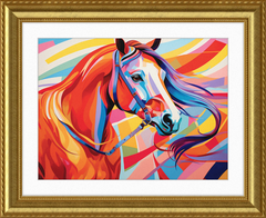 Neon Fantasy III - Professionally Framed & Matted