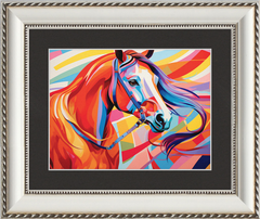 Neon Fantasy III - Professionally Framed & Matted