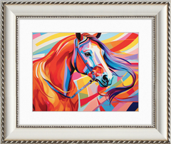 Neon Fantasy III - Professionally Framed & Matted