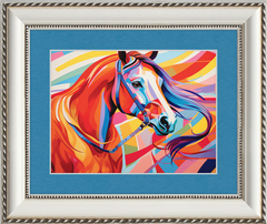 Neon Fantasy III - Professionally Framed & Matted