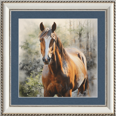 Chestnut Mare - Professionally Framed & Matted