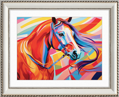 Neon Fantasy III - Professionally Framed & Matted