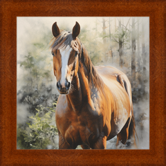 Chestnut Mare - Professionally Framed & Matted