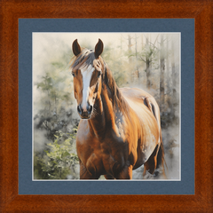 Chestnut Mare - Professionally Framed & Matted