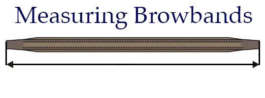 How to measure a Delfina browband