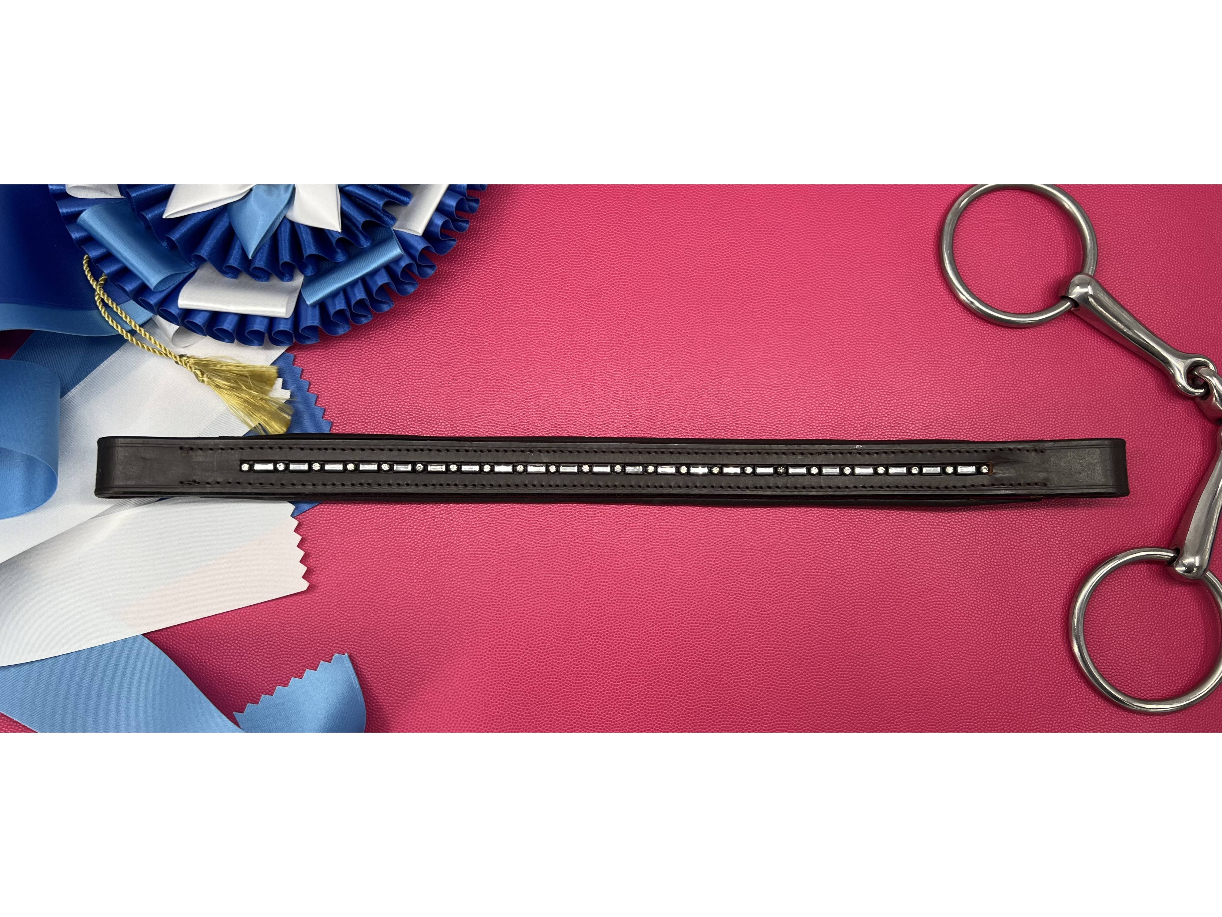Custom Browband : Morse Code - All Sizes