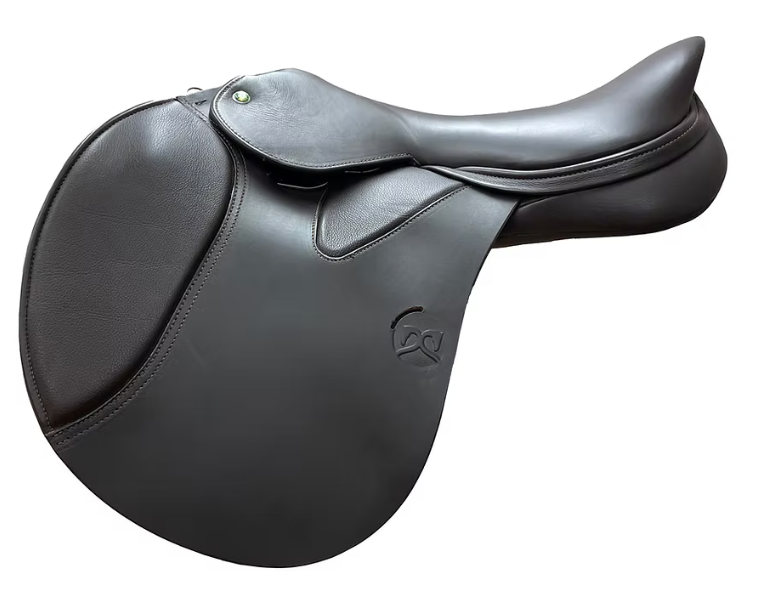 WOW Classique Jump Saddle with wool panels standard in Dark Brown