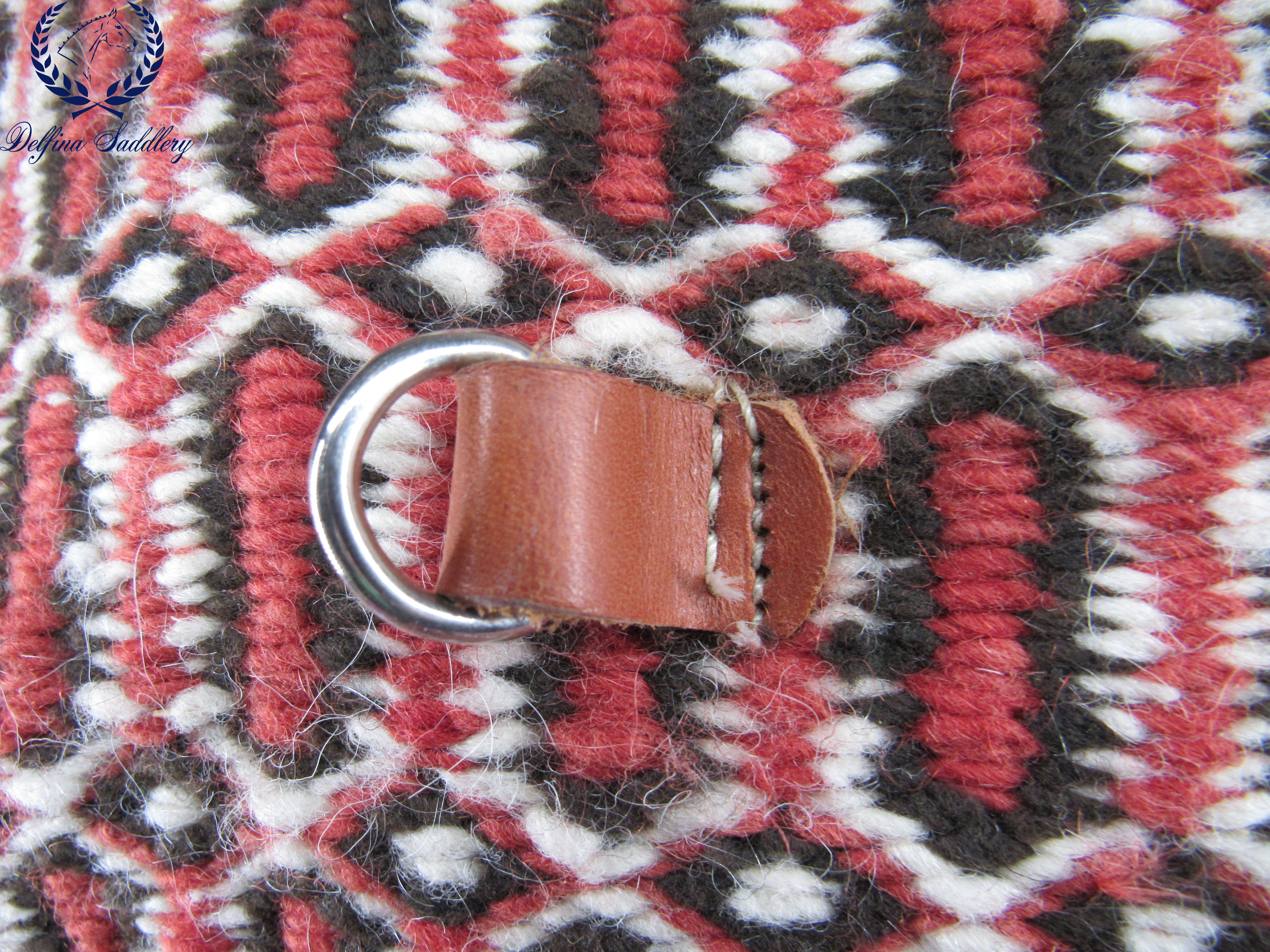 Wool Chinle Navajo Natural Double Saddle Bareback Blanket Pad