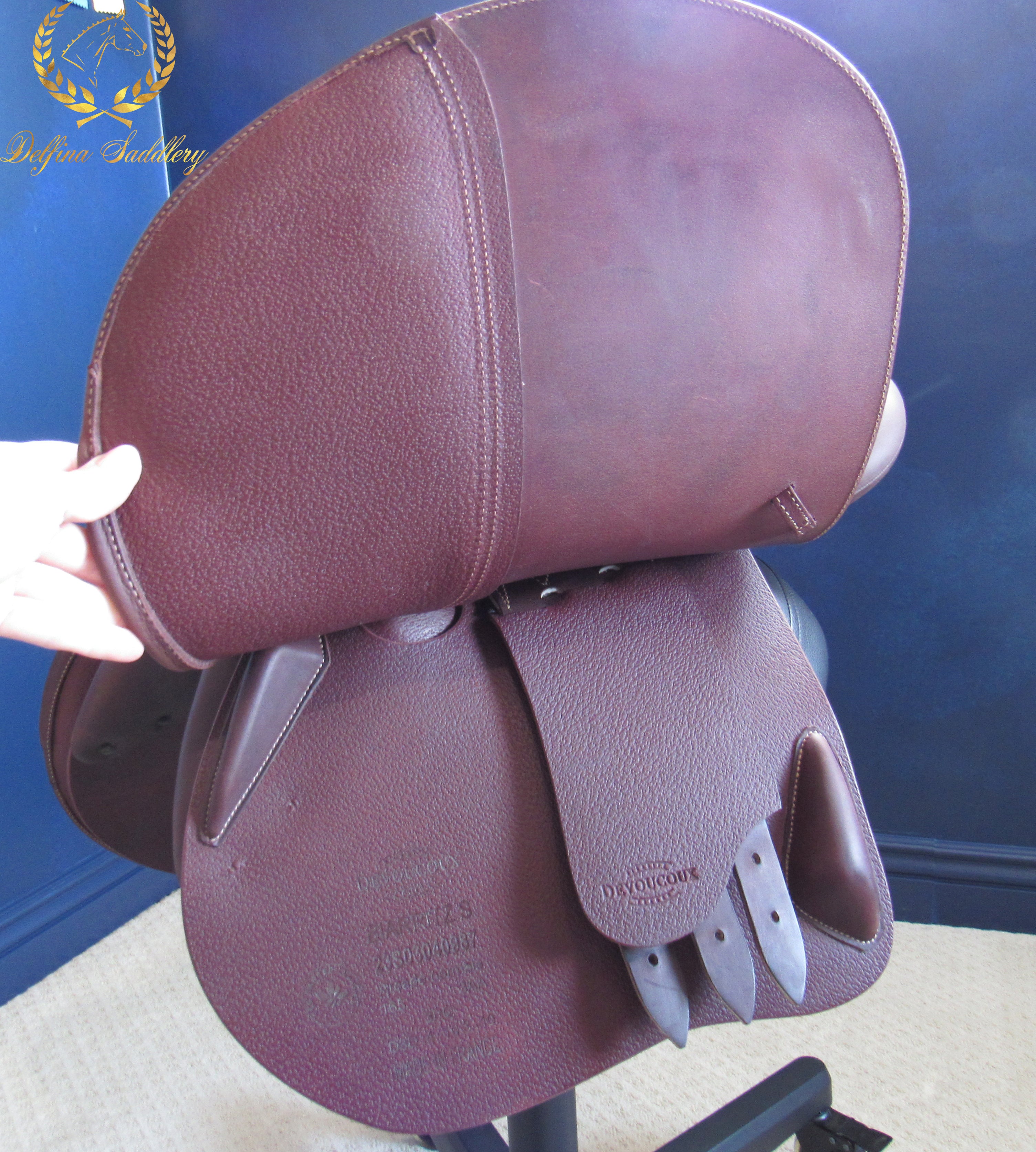 2023 16.5" Devoucoux Biarritz S / Buffalo / 3AA / 4-10 3-10 / Warmblood Panels / Arcade Normale / Brand New, Save Thousands