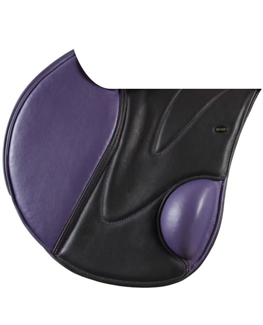 WOW Continental Jumping Flap with Calf-Block in custom colors purple and black