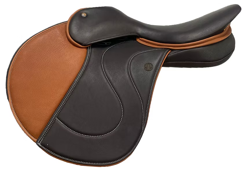WOW Standard Competitor Continental Jumping Saddle with movable front block perfect for hunter and equitation riders