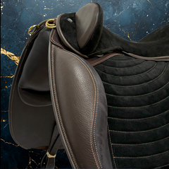 WOW Portuguese Relvas Flap with channel stitching, stirrup keepers and Xairel/Chairel Loop