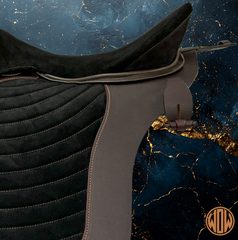 WOW Portuguese Relvas Flap with channel stitching, stirrup keepers and Xairel/Chairel Loop