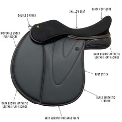 WOW Standard Competitor Movable-Block Very-Slightly-Dressage (VSD) Saddle